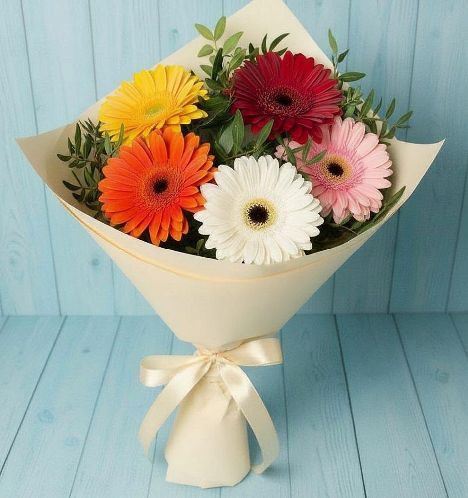 Букет цветов из: Герберы в Кобралово