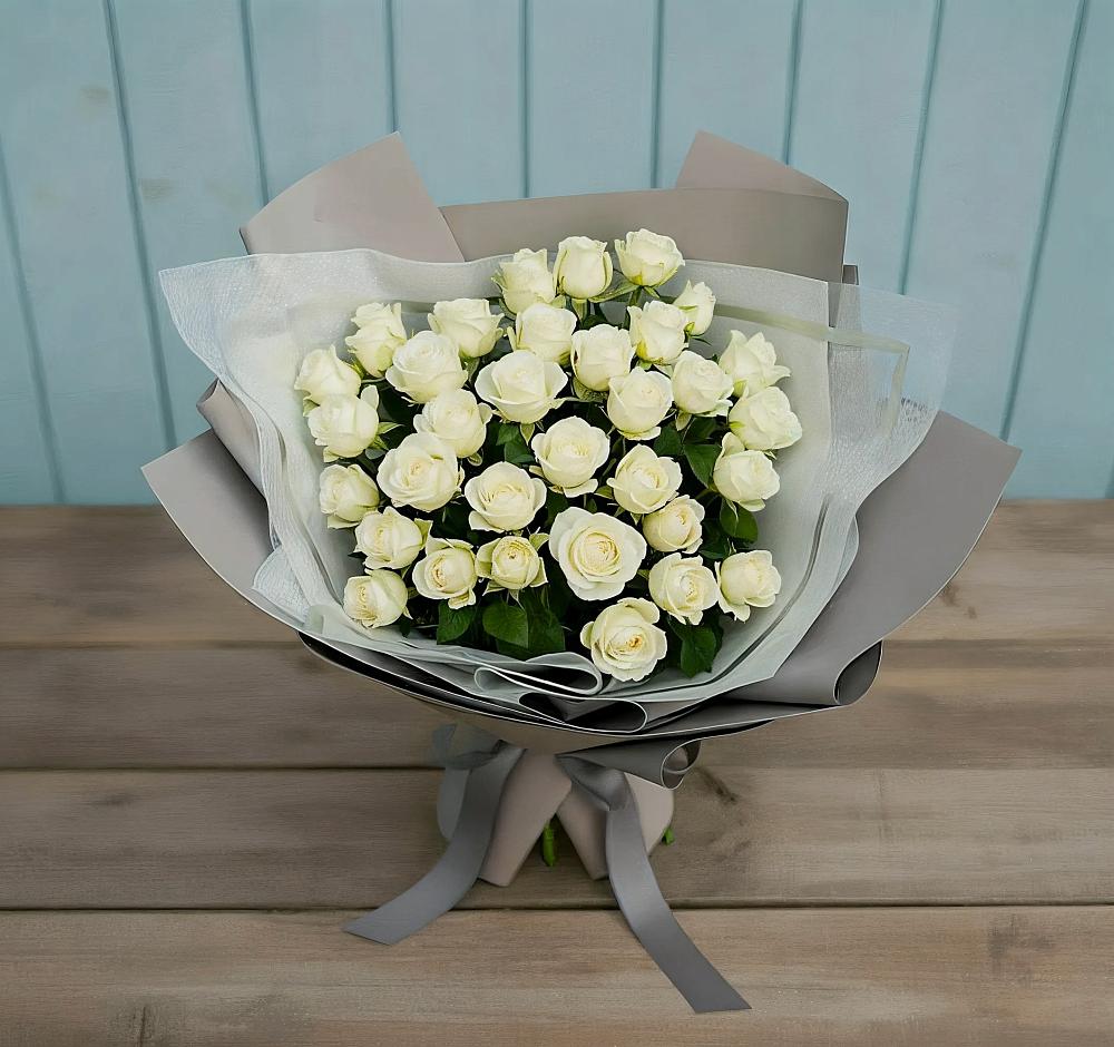 Букет Белоснежная нежность в Кобралово
