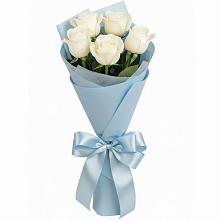 Букет 5 Белых роз Проуд #REPLACE_PRED# Кобралово