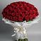 Букет 101 Красная роза Блэк Мэджик в Кобралово