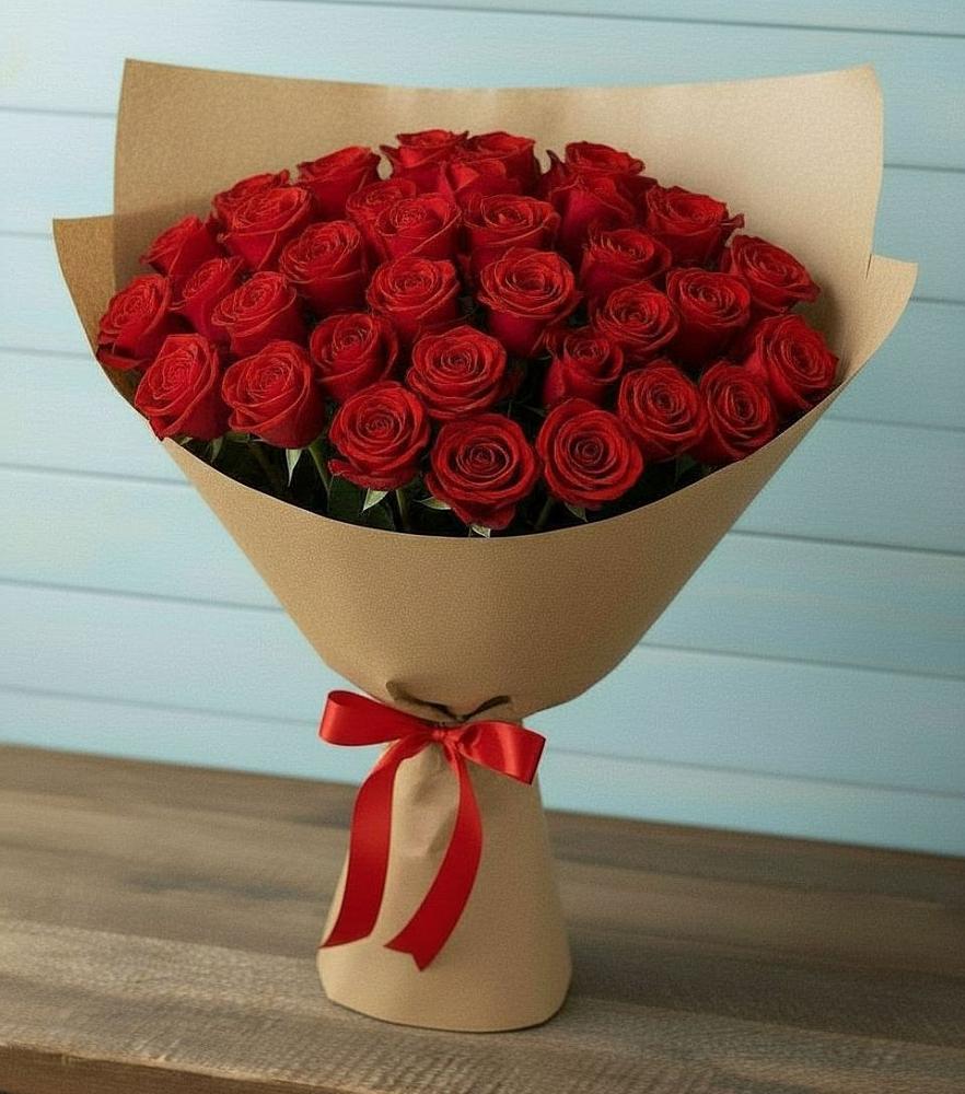 Букет Красные розы Милано в Кобралово