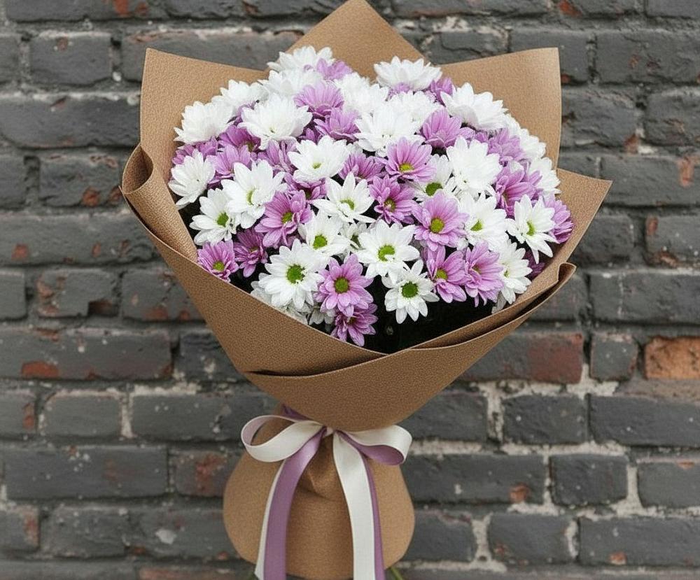Букет цветов из: Хризантемы в Кобралово