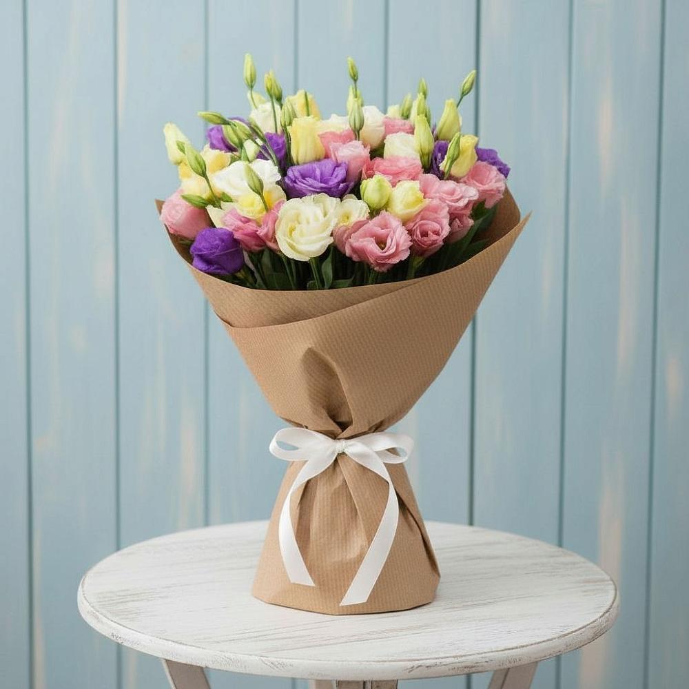 Букет цветов из: Лизиантусы в Кобралово