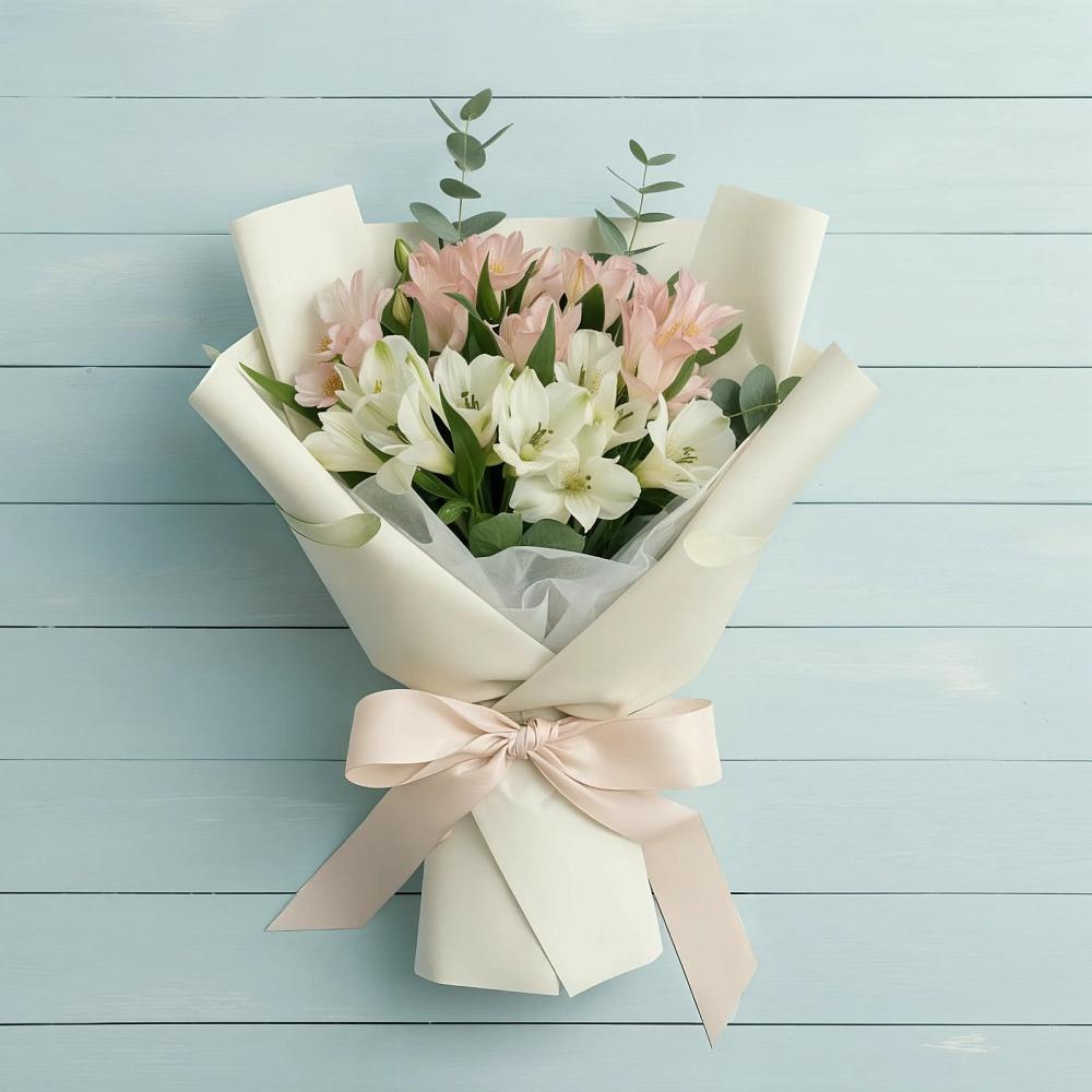 Букет цветов из: Альстромерии в Кобралово