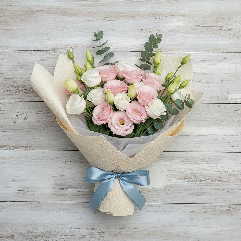 Букет цветов из: Лизиантусы в Кобралово